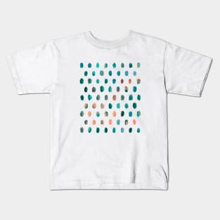 Artist Dots Palette Green Orange Kids T-Shirt